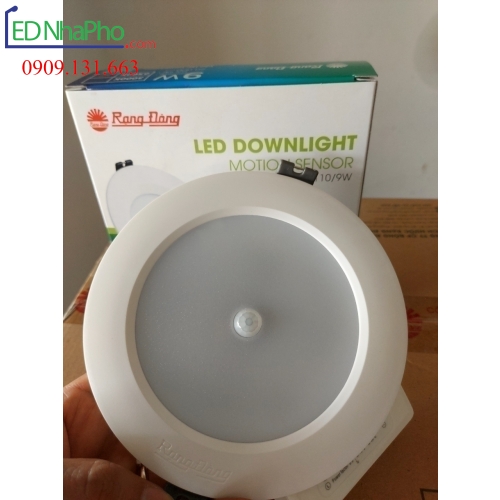 Đèn âm trần Rạng Đông cảm biến 9w ATO4.PIR