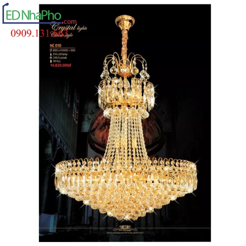 ĐÈN CHÙM NHÀ HÀNG NC010